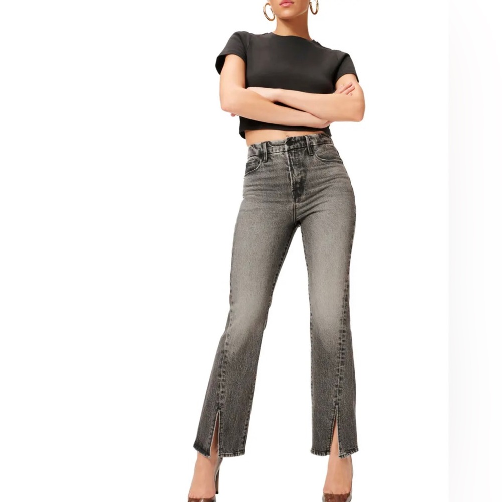 NWT Good American Good Curve Straight Jeans